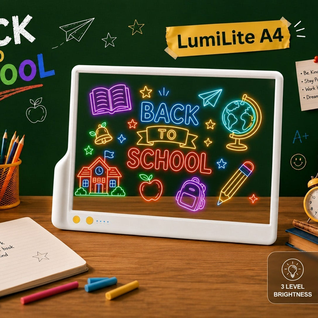 NEW Geokay LED Drawing Board: A Compact Creative Board That Saves Space & Simplifies Everyday Creativity