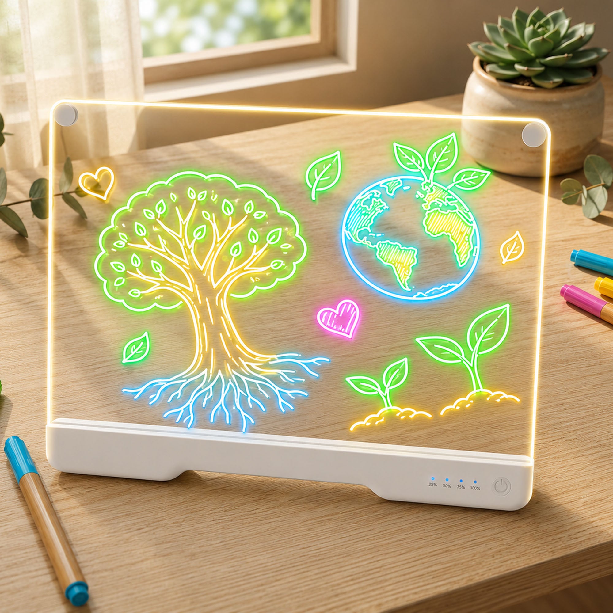 Geokay_GlowLite_16-inch_LED_Drawing_Board