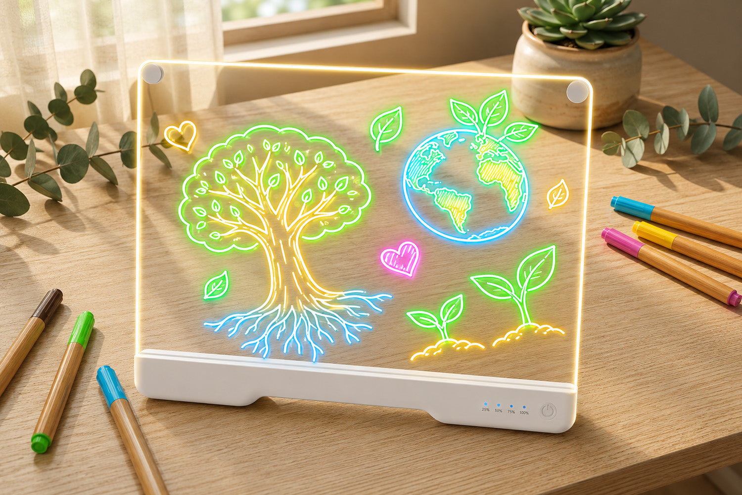 Geokay_GlowLite_16-inch_LED_Drawing_Board