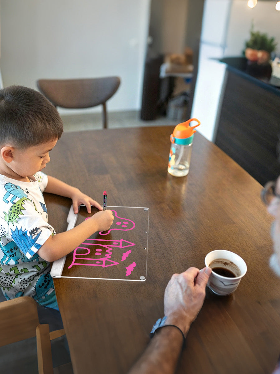 Geokay GlowLite 16-inch LED Drawing Board birthday gift for boy age 5