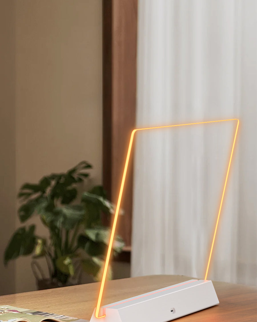 Geokay GlowStand_17-inch LED Drawing Board as a message board in the office
