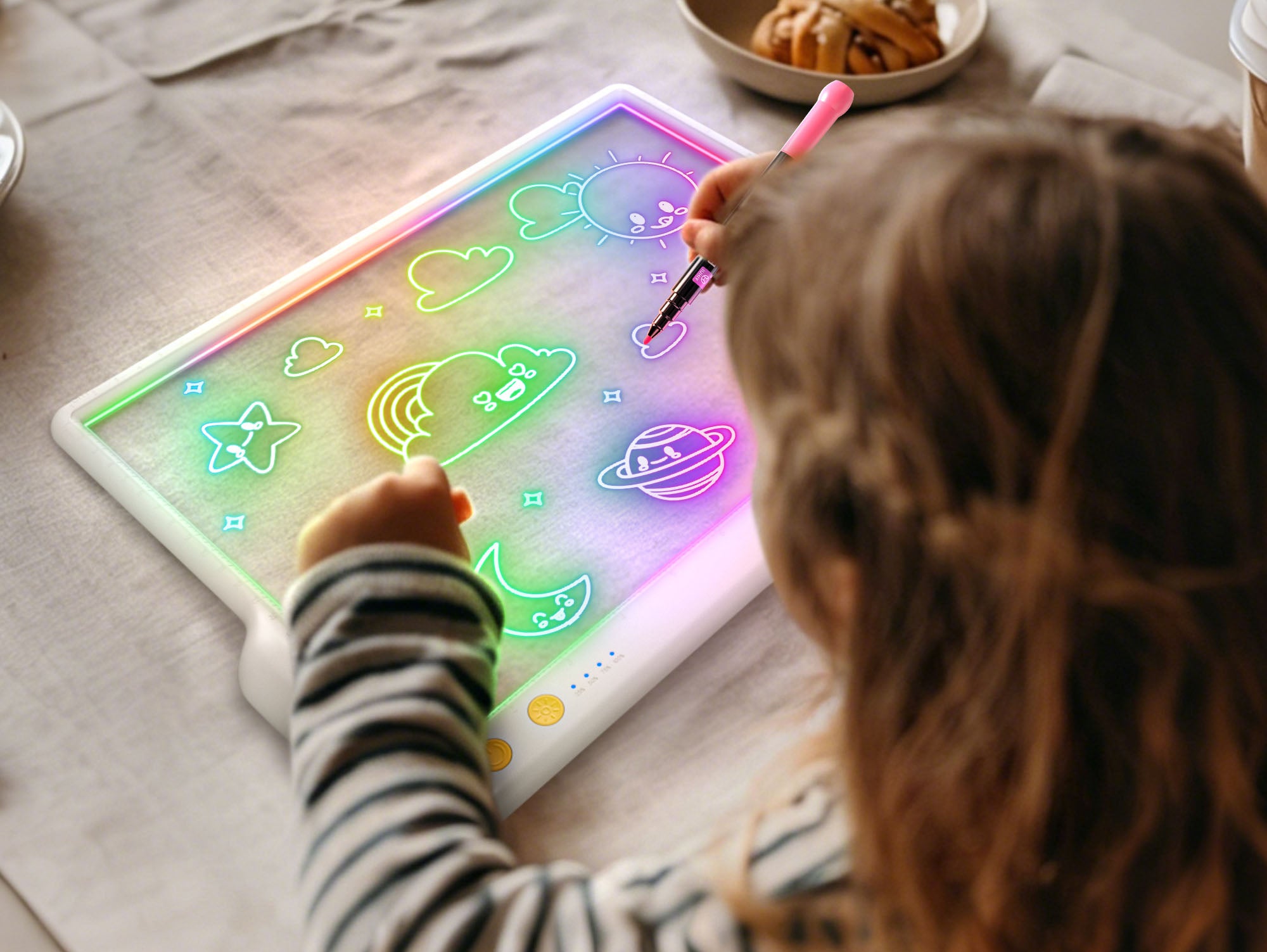 Geokay LumiLite A4 LED Drawing Board Christmas gift for girls age 4