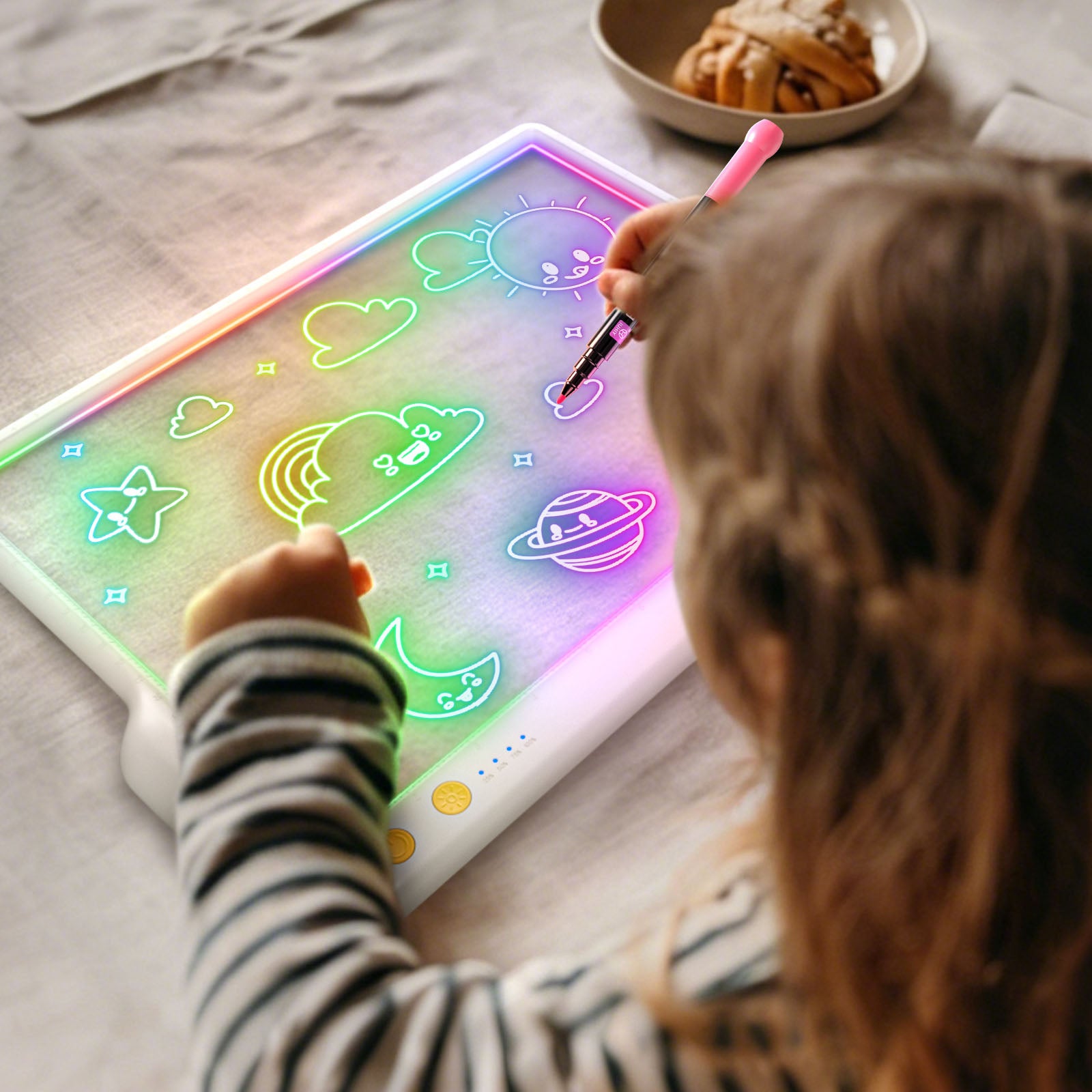 Geokay LumiLite A4 LED Drawing Board Christmas gift for girls age 4