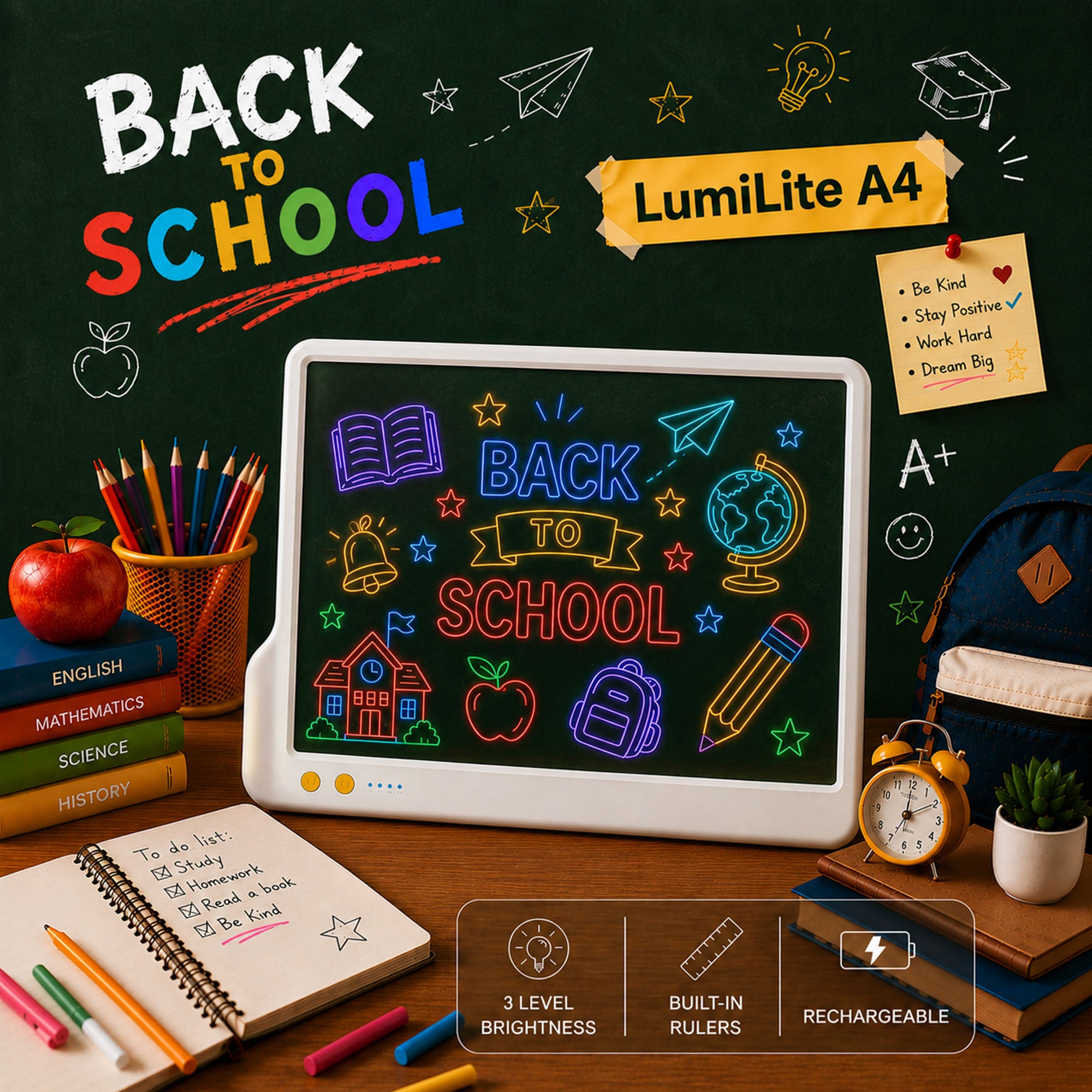 Geokay LumiLite A4 LED Drawing Board blog banner