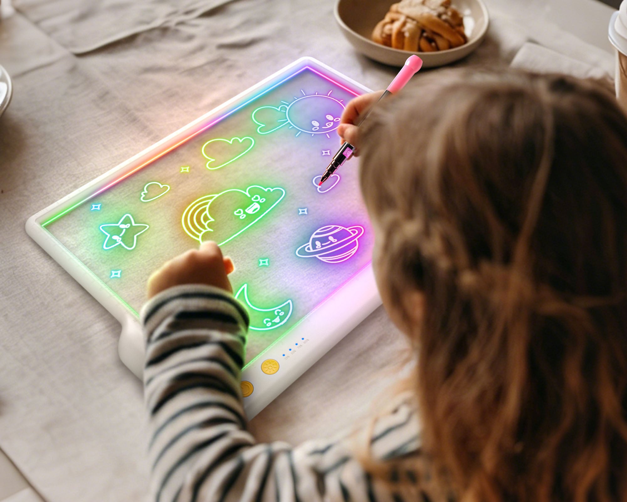 Geokay LumiLite A4 LED Drawing Board Christmas gift for girls age 4