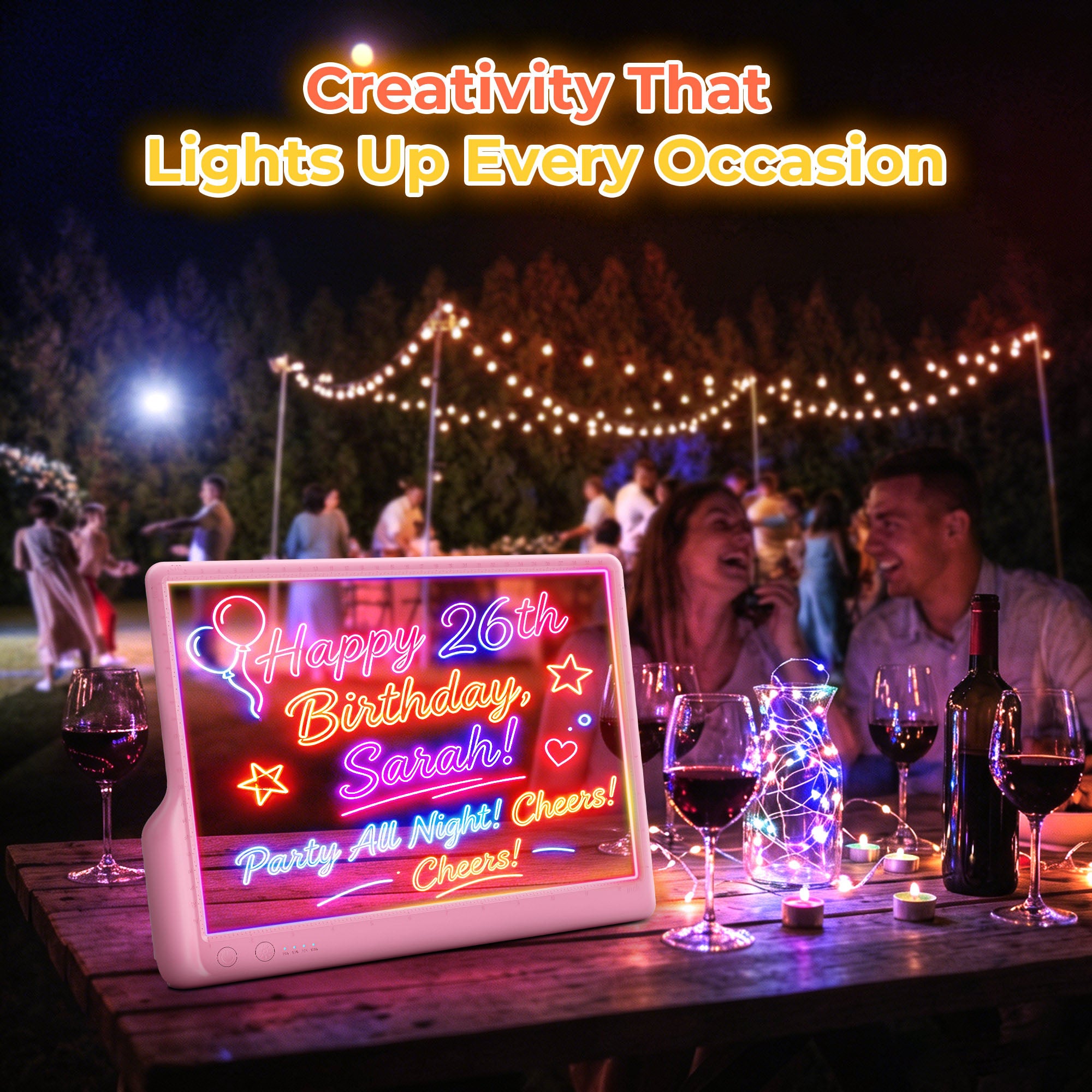 Geokay LumiLite A4 LED Drawing Board birthday gift for creative kids